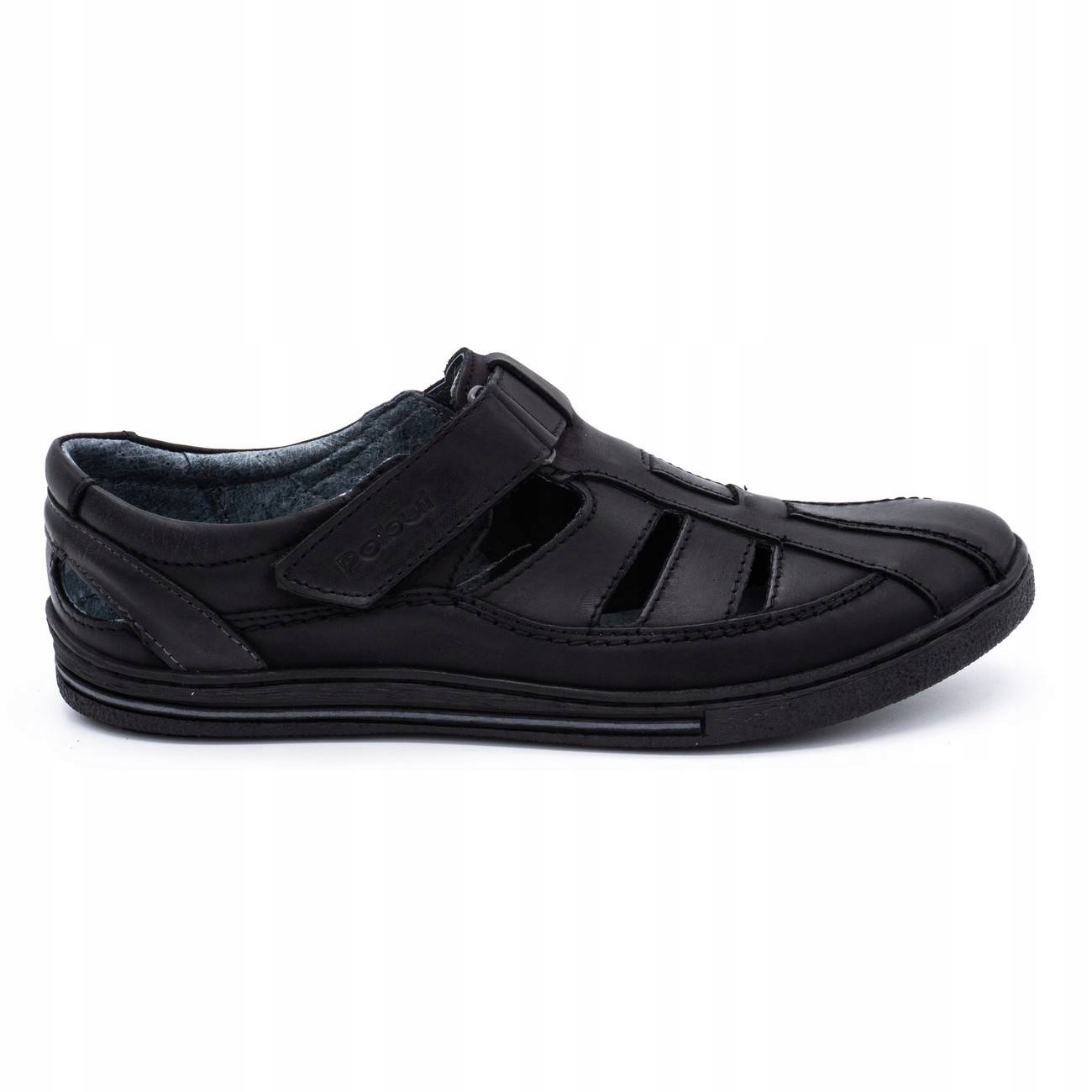 

Buty męskie skórzane na lato K18 czarne 41