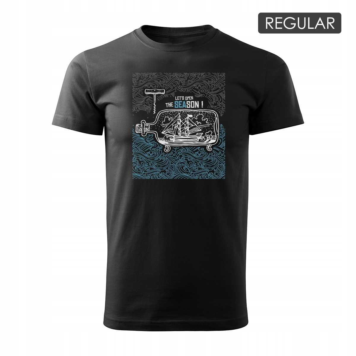 

Koszulka żeglarska dla żeglarza z jachtem żaglówką