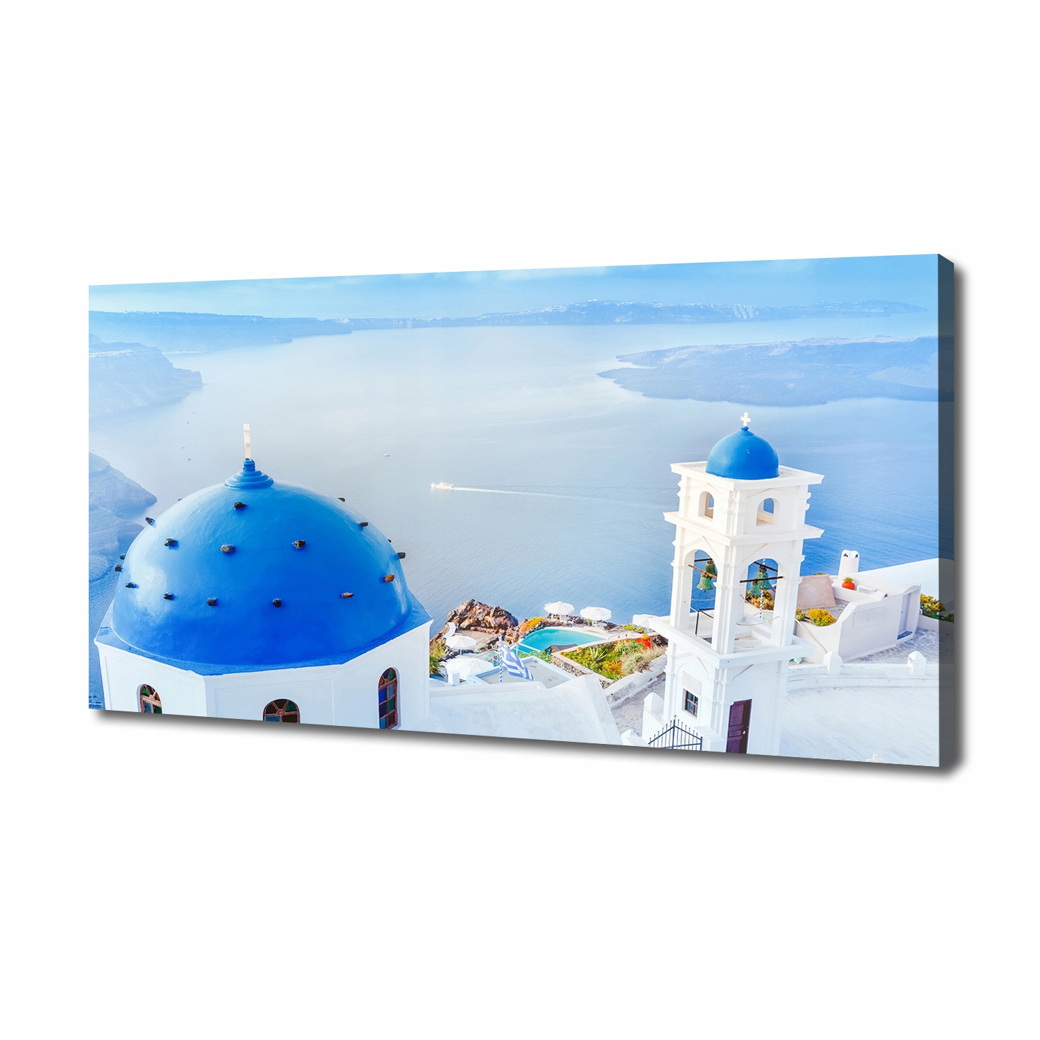 

Foto obraz na płótnie Santorini Grecja 140x70 cm
