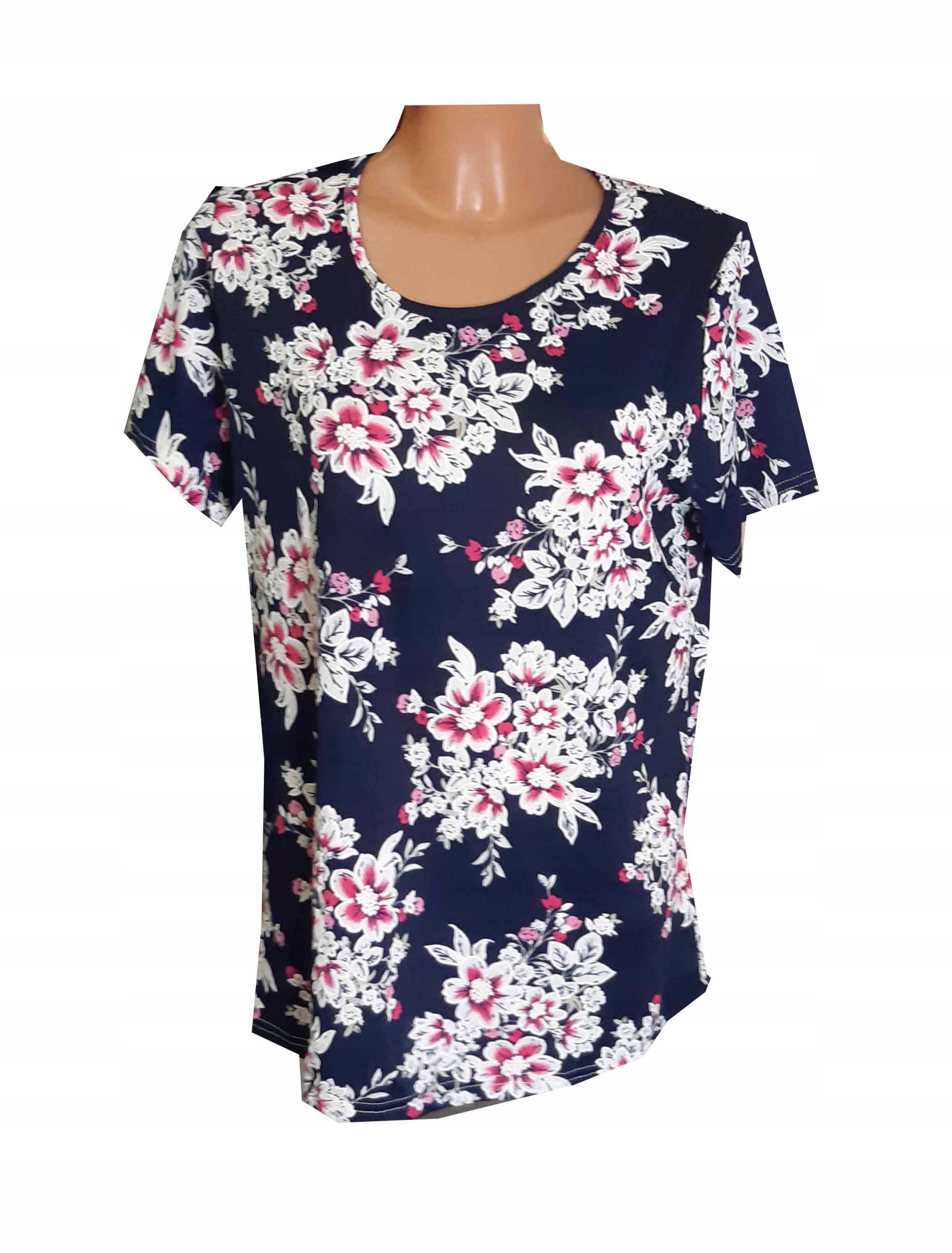 

Elegancka damska bluzka krótki rękaw kobieca XXXXL