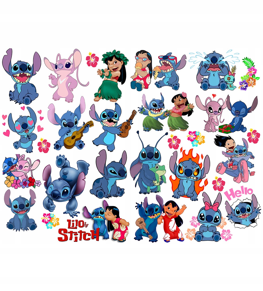 TATUAŻE ZMYWALNE TYMCZASOWE DLA DZIECI DZIECIĘCE STITCH WZORY ORYGINALNE Rodzaj gadżetu filmowy gamingowy