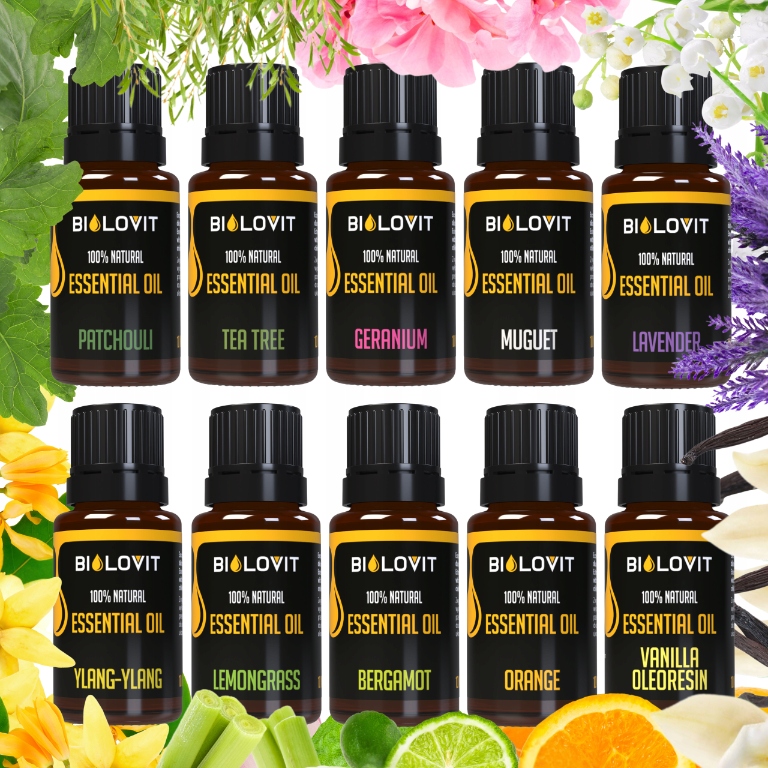 Sada olejů do sauny Premium Aromaterapie Vanilka Levandule 10x10 ml