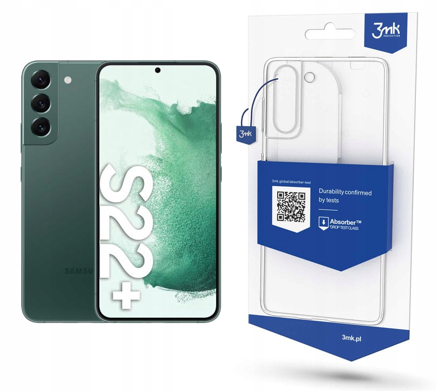 

3MK Clear Case do Samsung Galaxy S22+ Etui