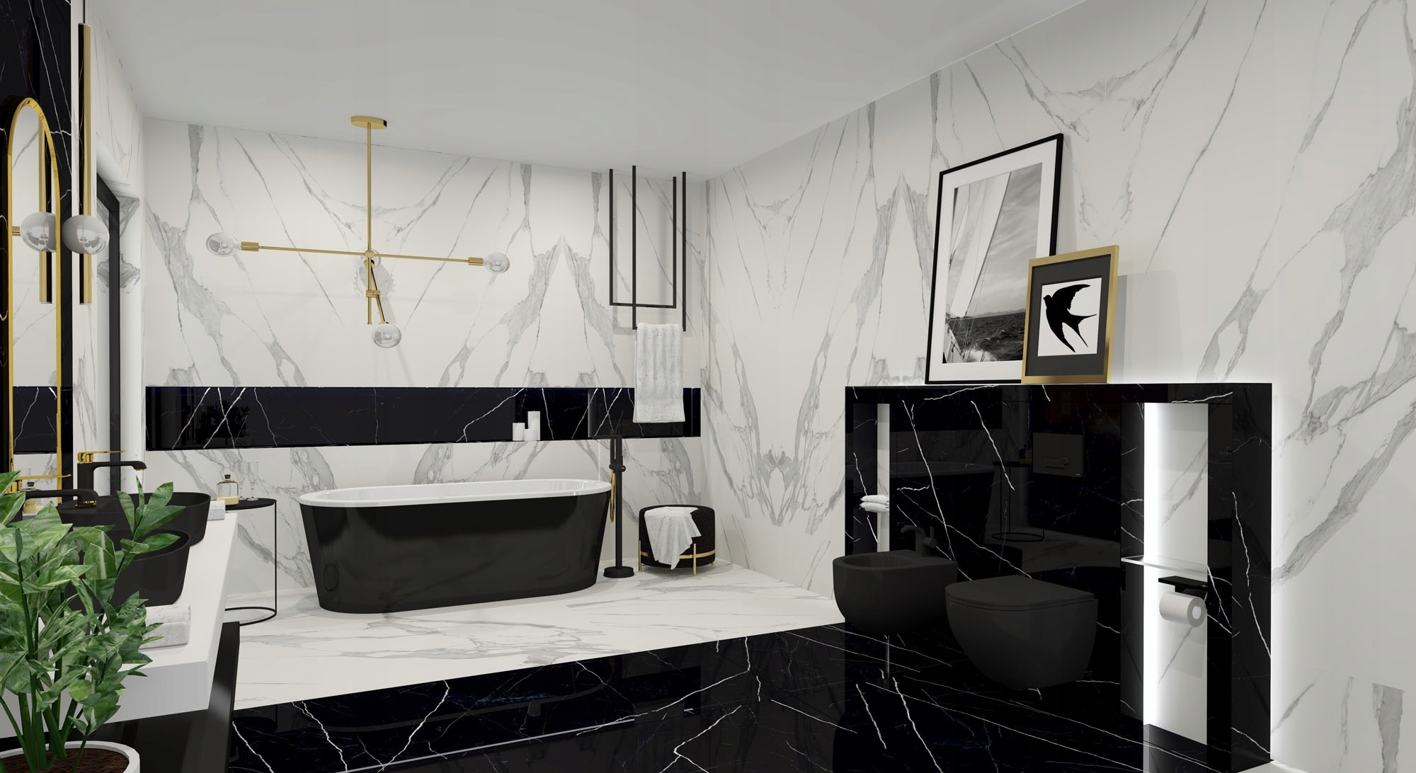 MISKA WC WISZĄCA Z DESKĄ DELOS KERRA czarna Linia DELOS