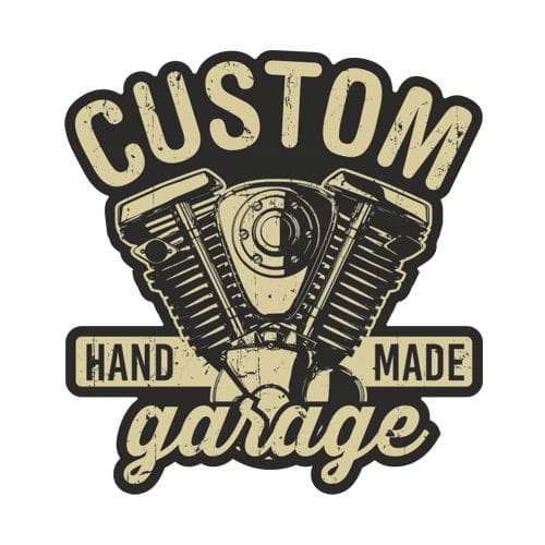 

Custom Garage naklejka