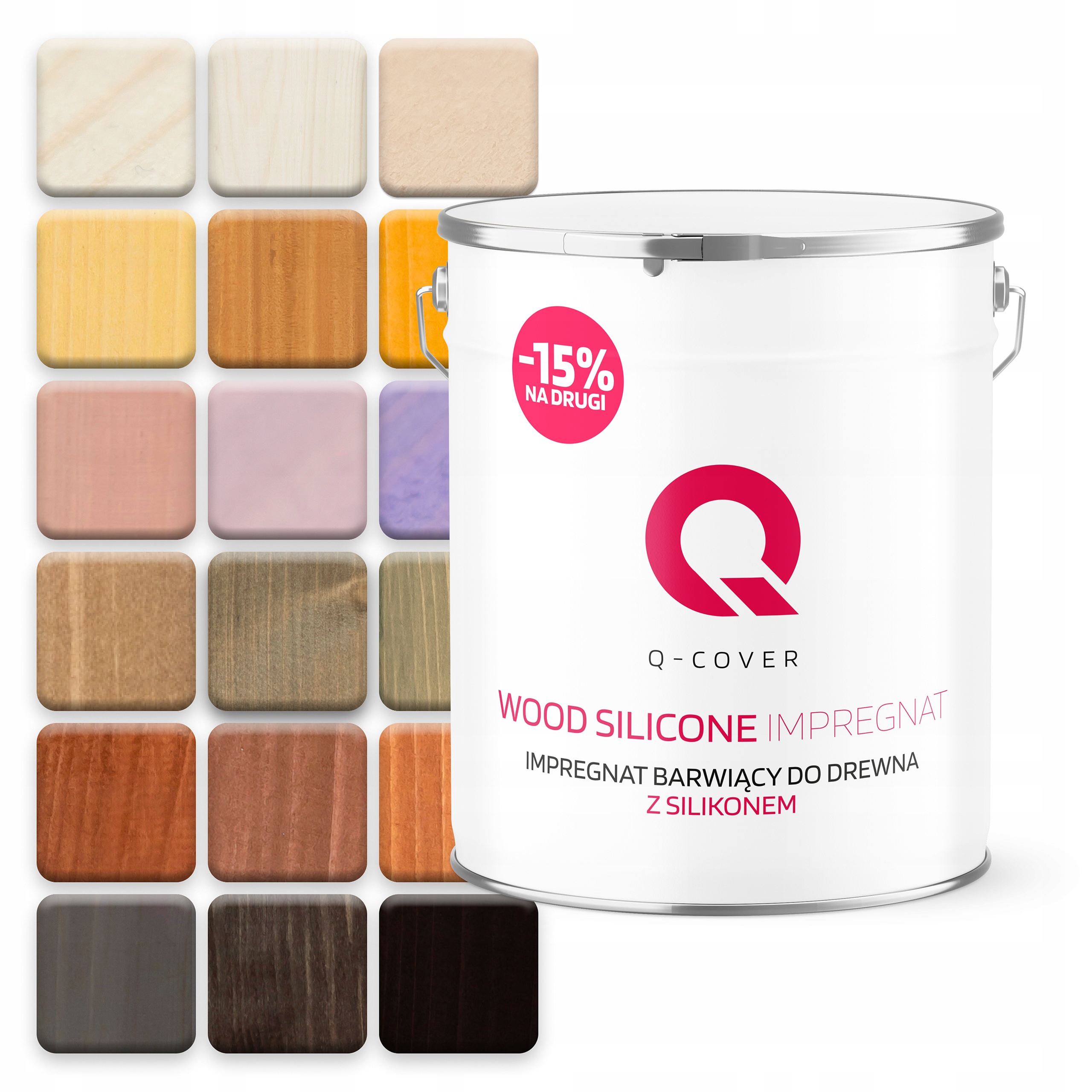 Impregnat Do Drewna Lazura Barwiący 5L Ochronny Z Silikonem Uv