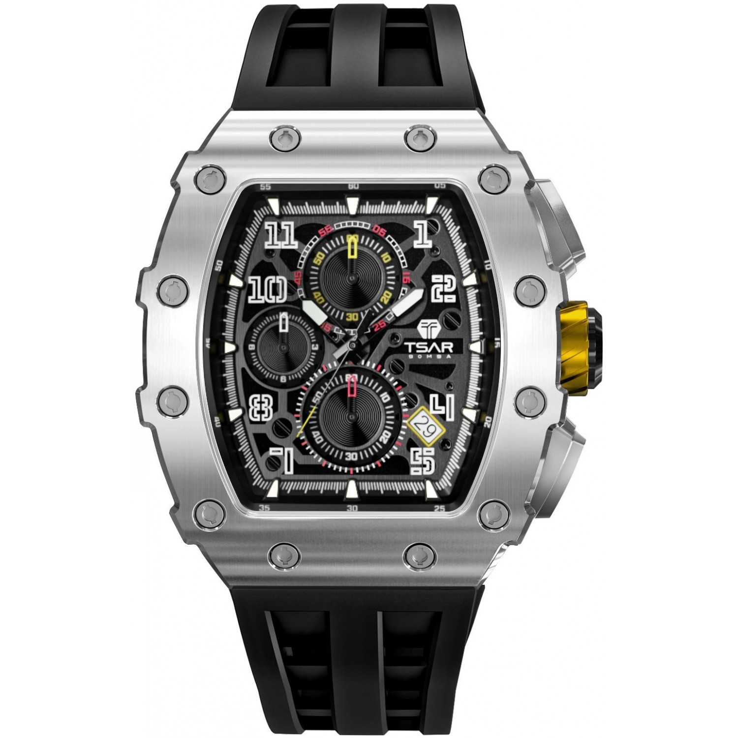 Pánské Hodinky Tsar Bomba TB8204Q-13 černé