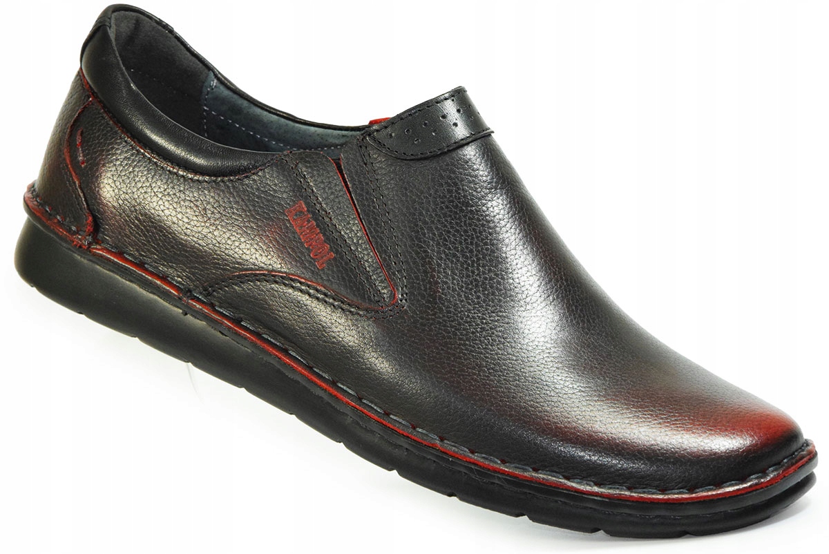 

Buty męskie skórzane wsuwane tęgie wz.20 r.44