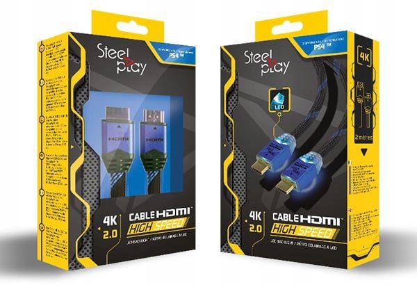 STEELPLAY 4K 2.0 HDMI HIGH SPEED ULTRA HD LEC CABLE 2M