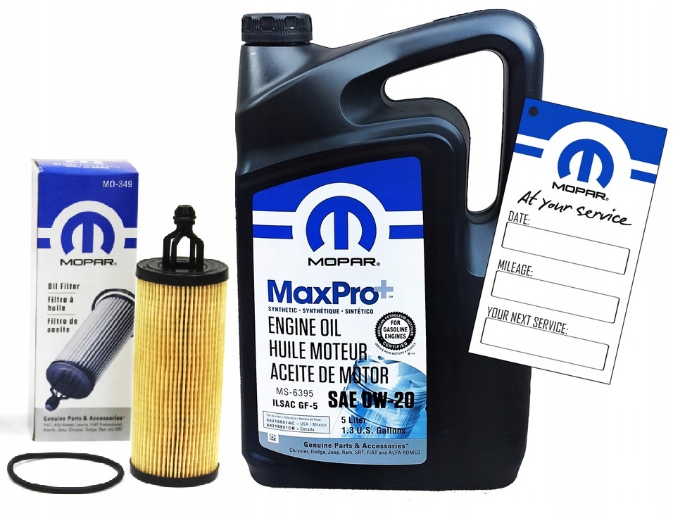 Mopar 0W20 5L MO349 Chrysler Pacifica 68191349AC