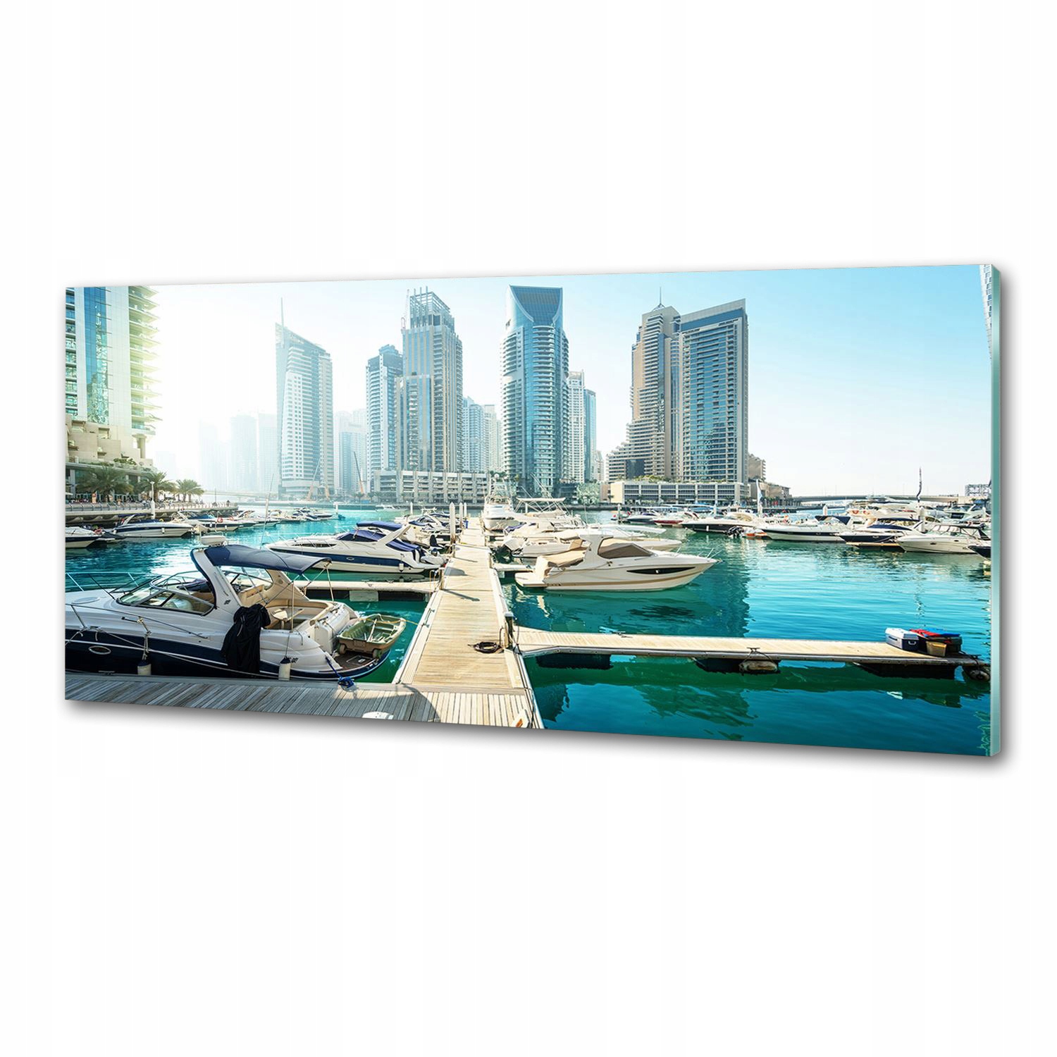 Panel do kuchyne Marina v Dubaji 125 x 50 cm Lepidlo