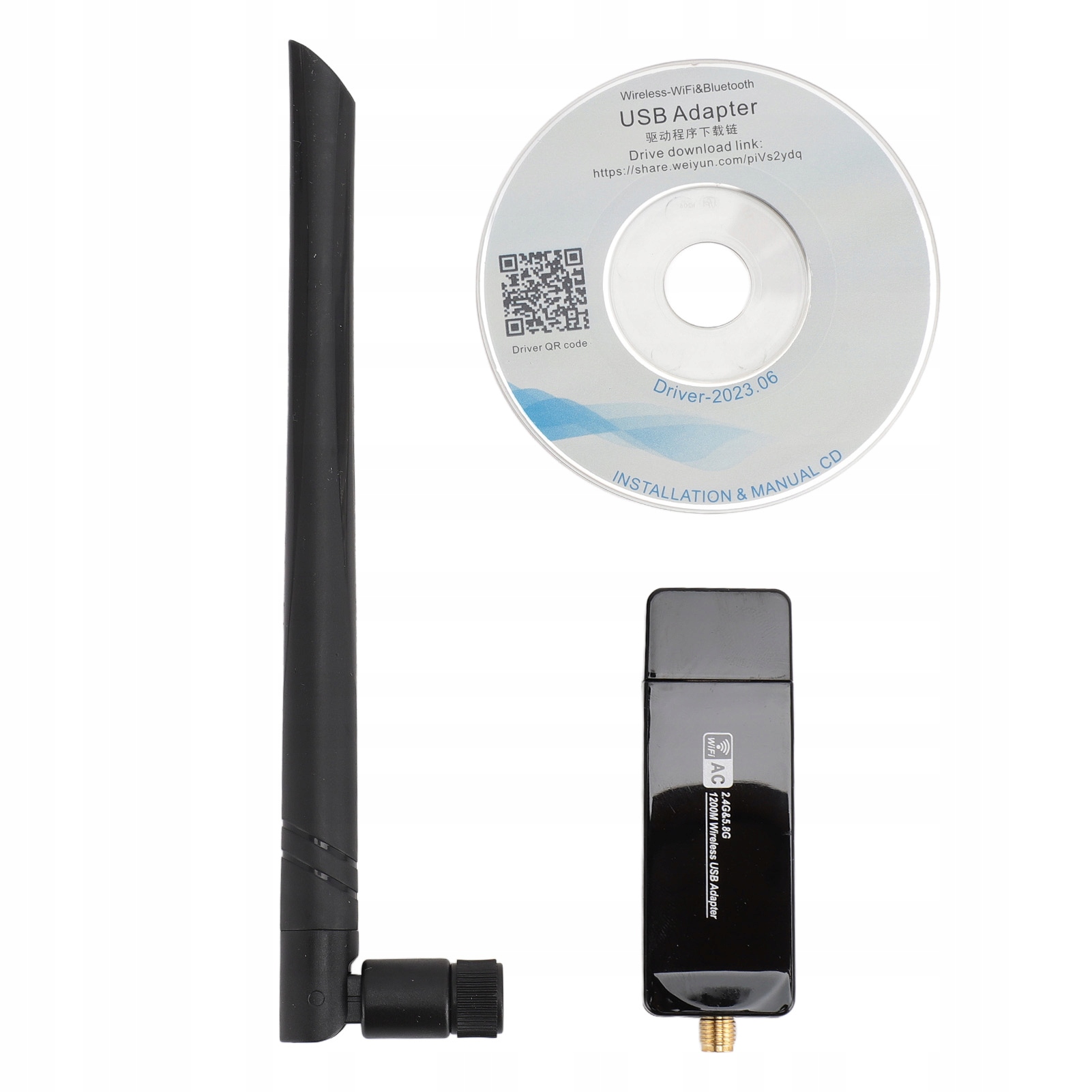 Adapter USB WiFi do komputera PC Dwuzakresowy adapter sieciowy USB 3.0 WiFi