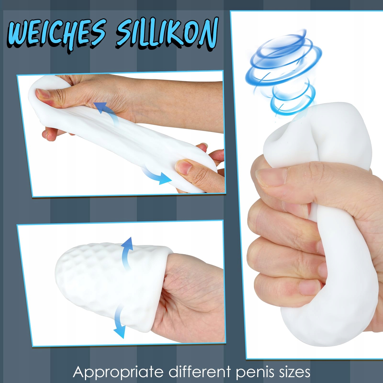 POCKET PUSSY Realistyczny Masturbator Dla Mężczyzn Seks Zabawka 3D — miniatura 2