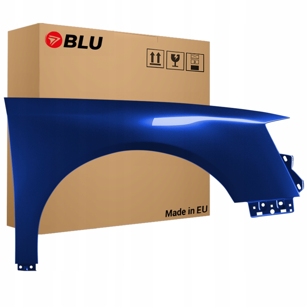 Blu Blatník Vw Passat B6 LD5Q pravý modrý 05-10 přední pozink ShadowBlu