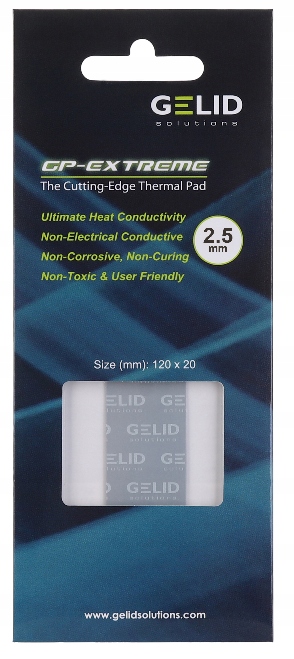 

Gelid GP-Extreme Thermalpad 120x20x2.5 mm TP-GP05-