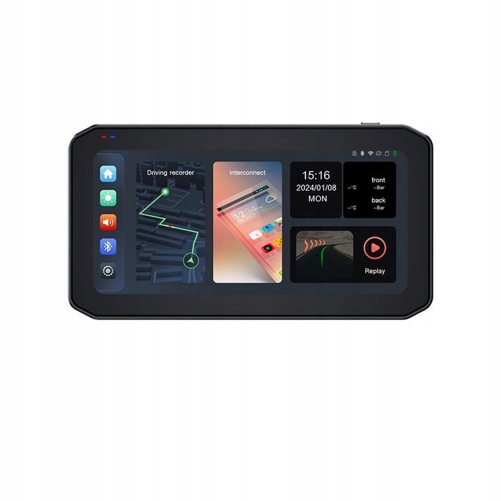 Navigačný displej pre motocykel Navtica Nomad, 6,25 palcov, CarPlay, Android