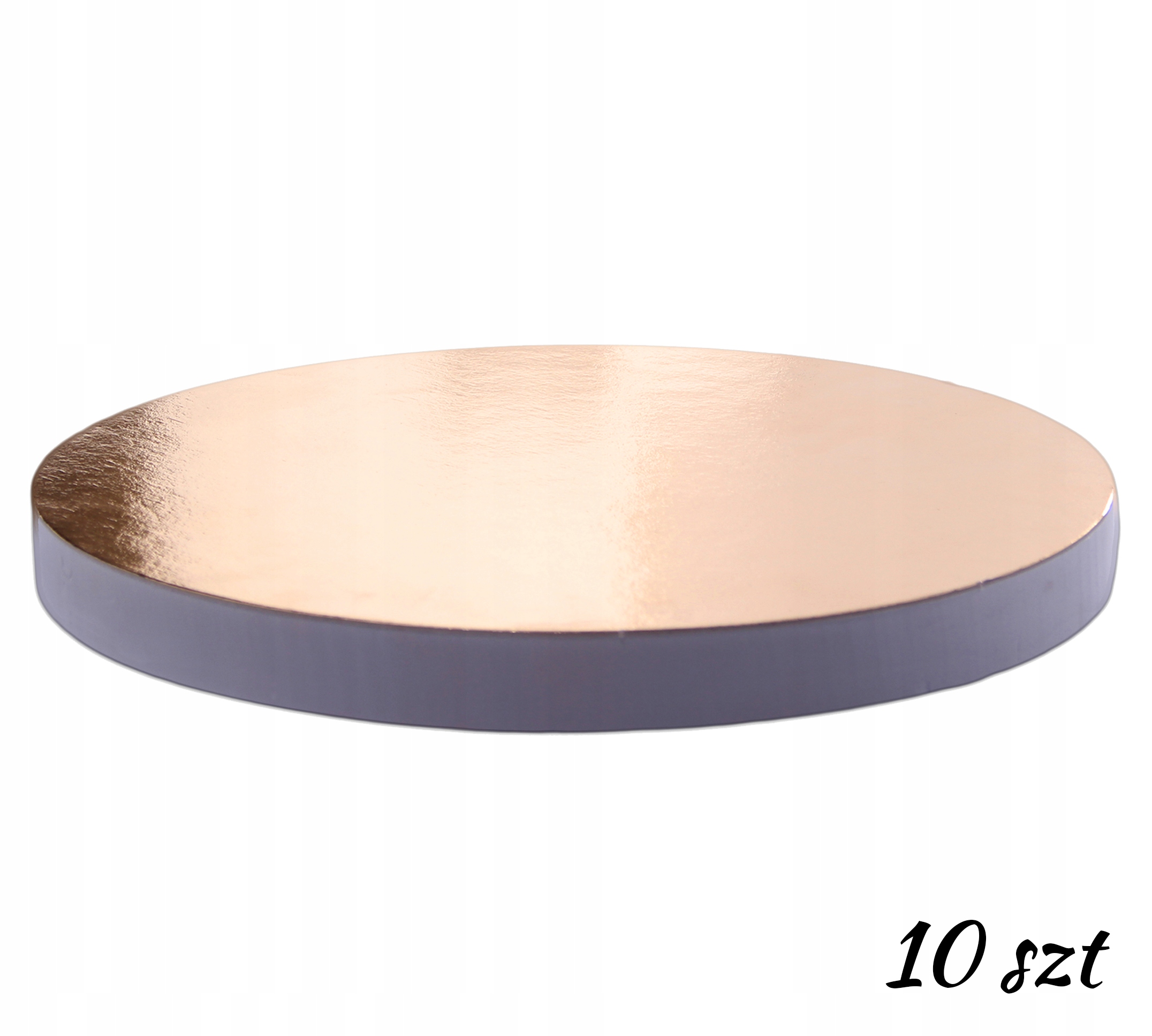 Podkład pod tort Styrodur 30 cm Złoty 10 szt