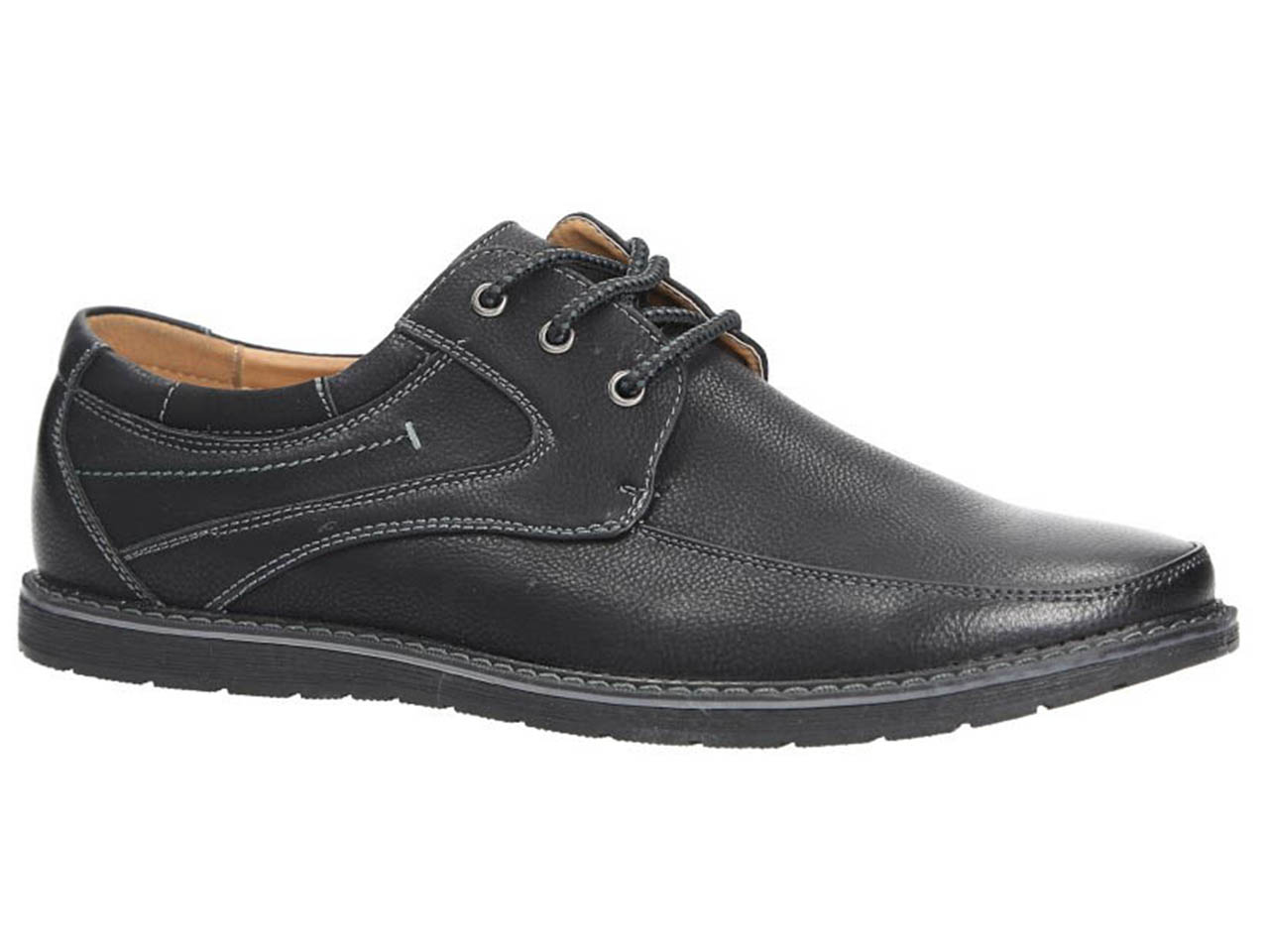 

Casu A121-16 Męskie Czarne Półbuty Sznurowane r 44