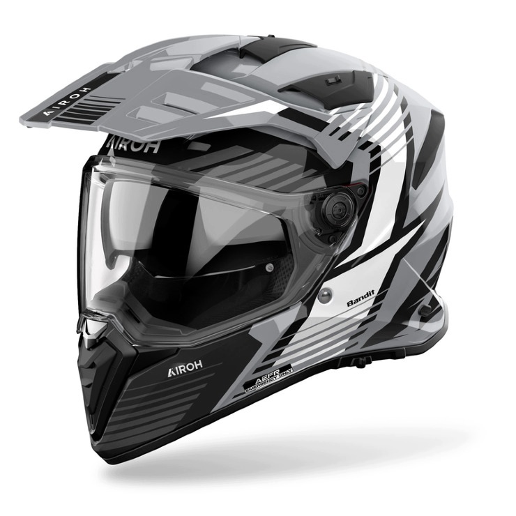 Airoh Bandit Spicy Grey Gloss Motocyklová Prilba Integrálna Xs