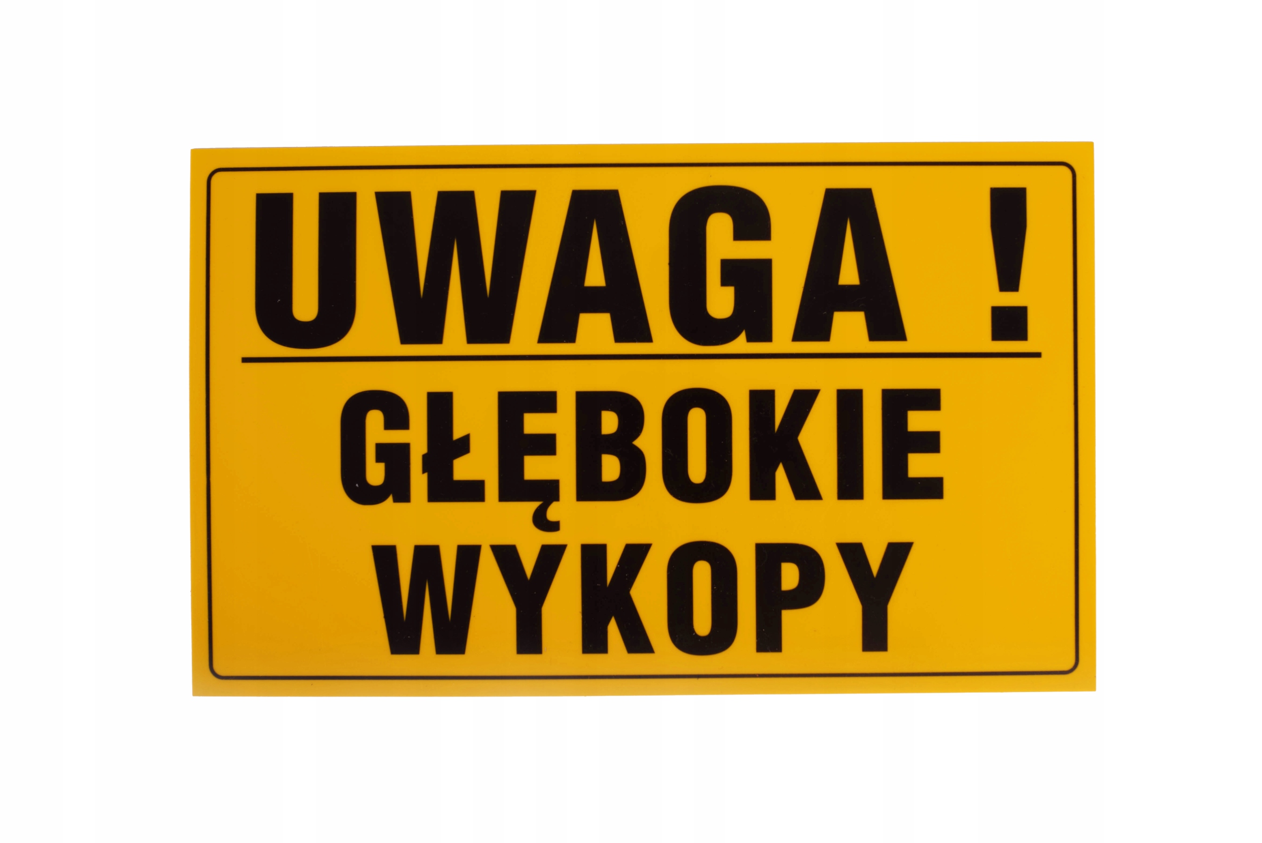 

Tablica tabliczka informacyjna ostrzegawcza 20x33