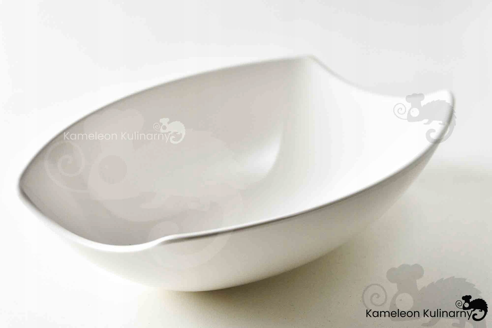 PÓŁMISEK MISA MISKA SALATERKA duża MELAMINA 40x27 Kolor biały