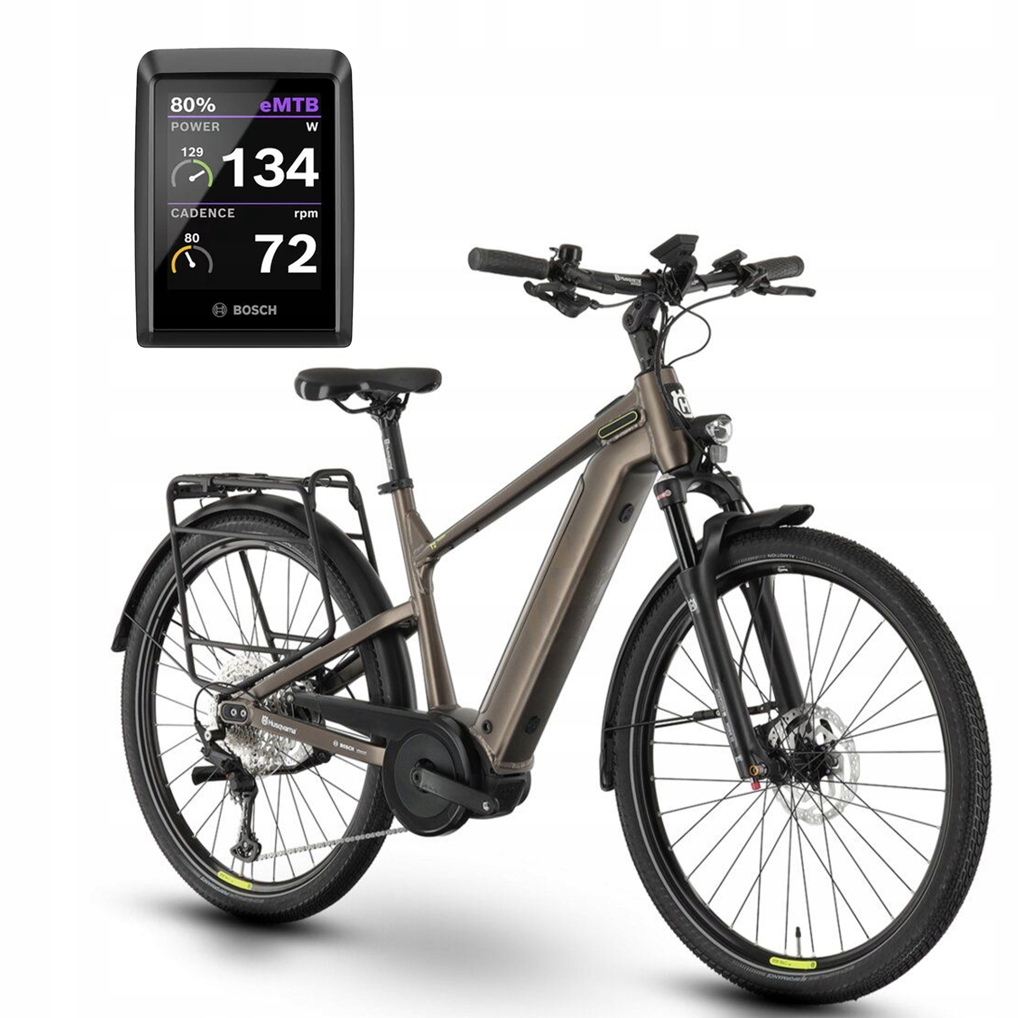 Rower elektryczny trekkingowy Husqvarna Tourer T2 Bosch 45cm 27,5'' S 75Nm