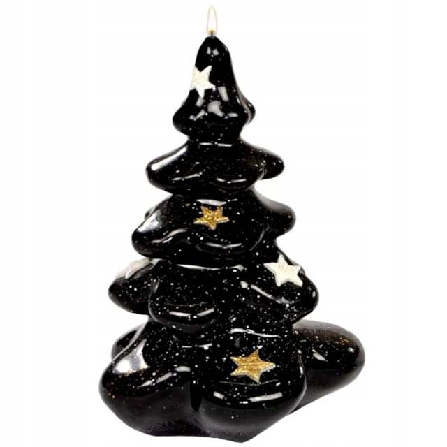 

świeczka świeca Choinka Gwiazdki czarna święta XL