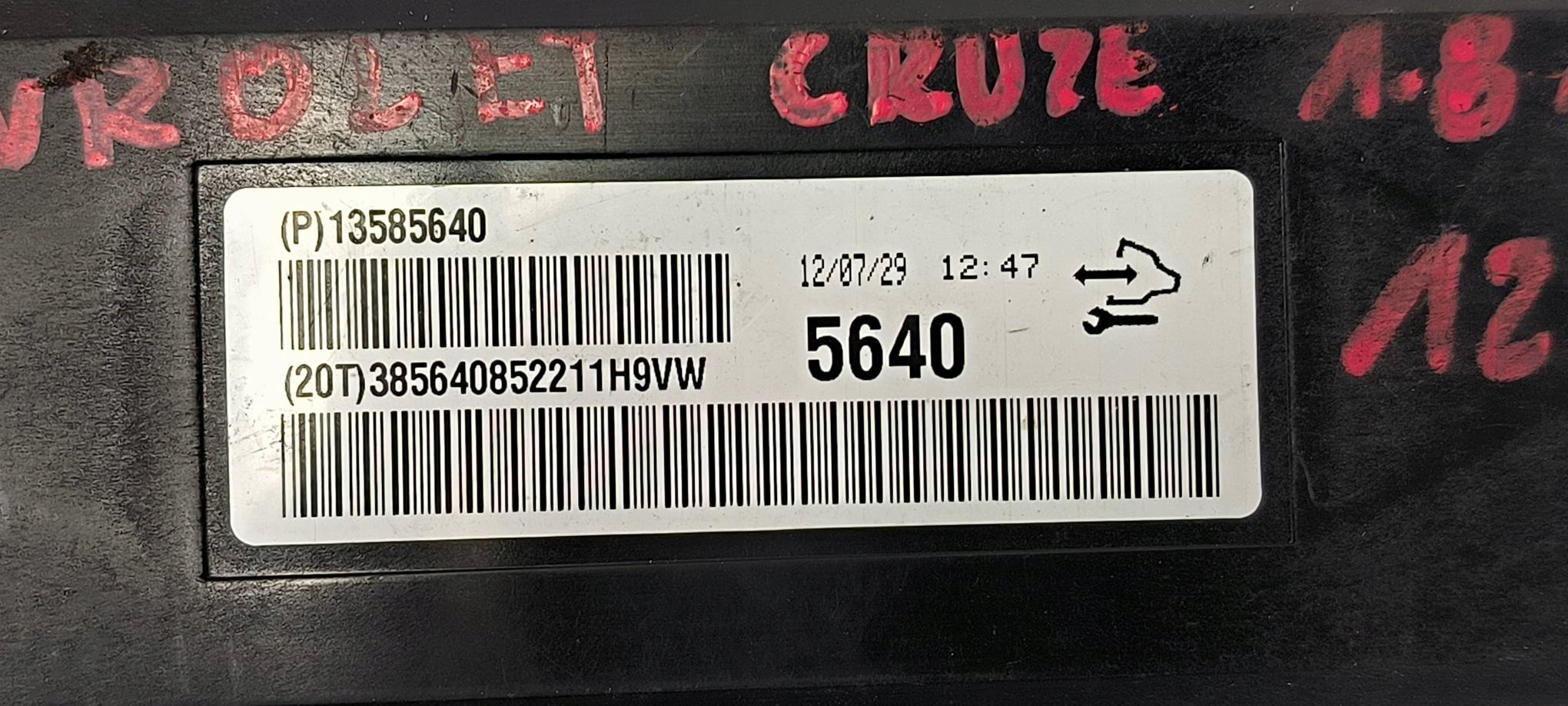 Computer 13585640 1.8 CHEVROLET CRUZE