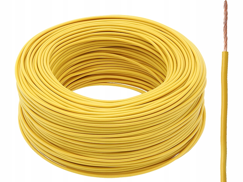 

Przewód instalacyjny Lgy 1x1mm żółty 1m