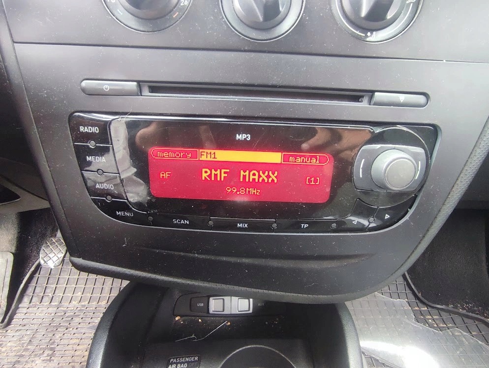 RADIO CD fabbrica SEAT LEON II LIFT (2009-2012) 1P0035153D
