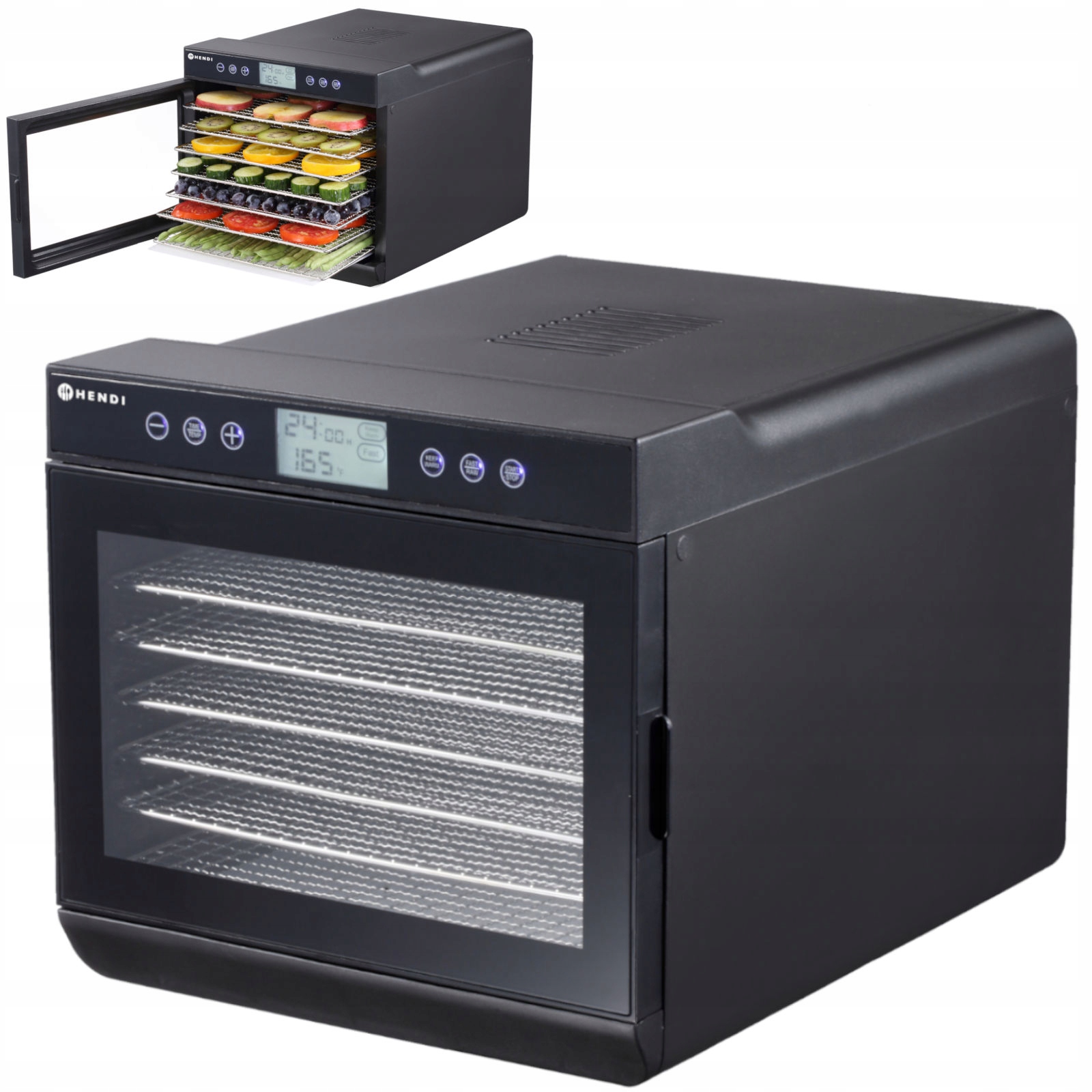 Sušička potravín Hendi 229064 7 roštov 500 W 230 V 35-70°C