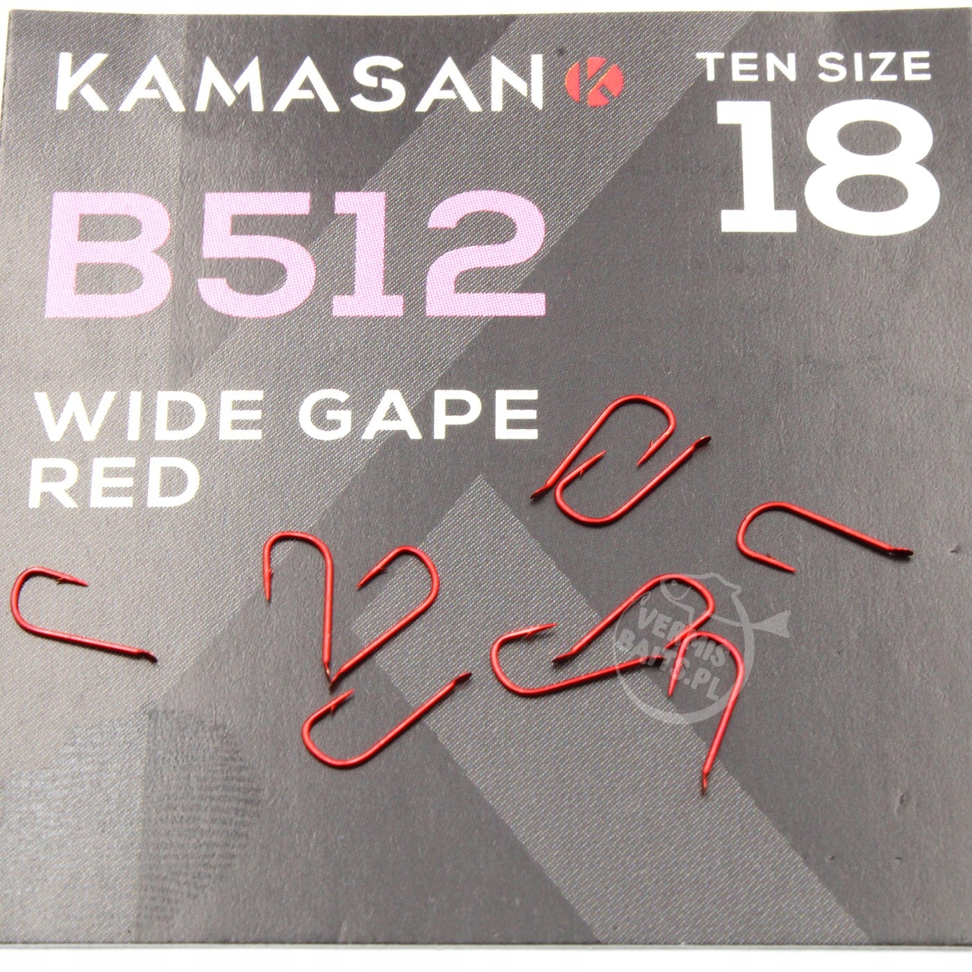 Haczyki Kamasan B512 Barbed Spade roz. 20