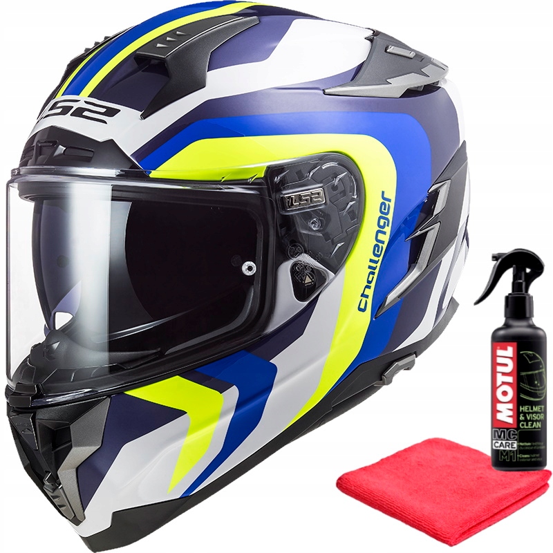 Kask LS2 FF327 Challenger Galactic White Blue XS