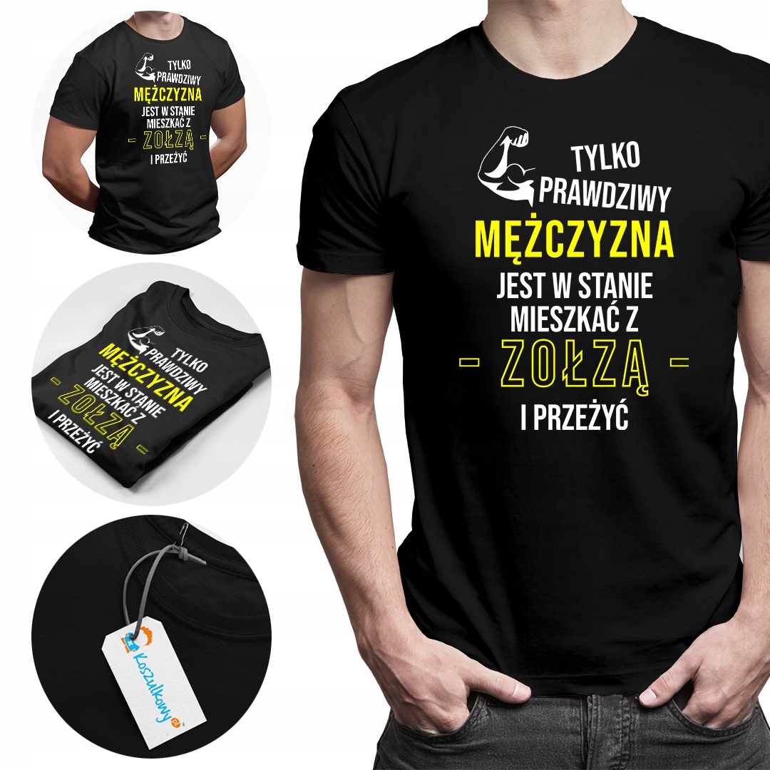 

Koszulka Męża Tylko Prawdziwy Mężczyzna