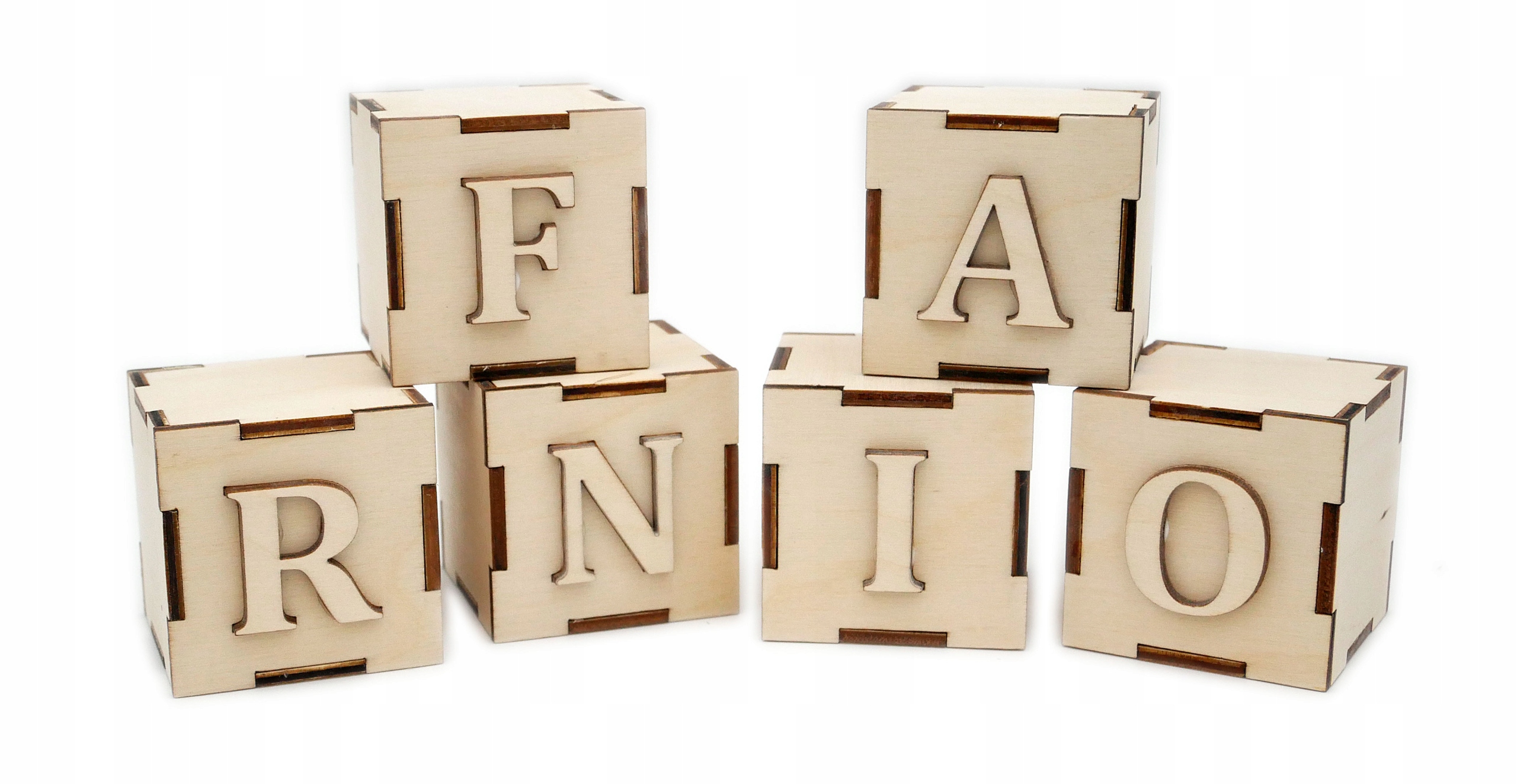 IMIĘ OZDOBNE KOSTKI PREZENT ROCZEK CHRZEST BABY