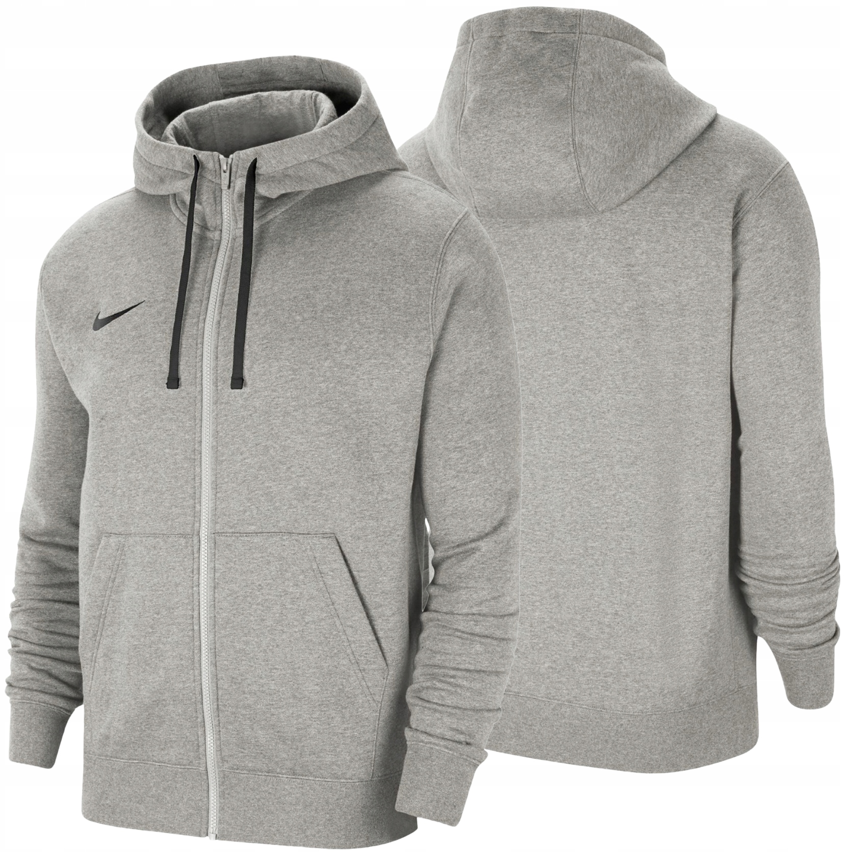 Nike pánská mikina šedá rozepínací s kapucí klasická CW6887-063 XL