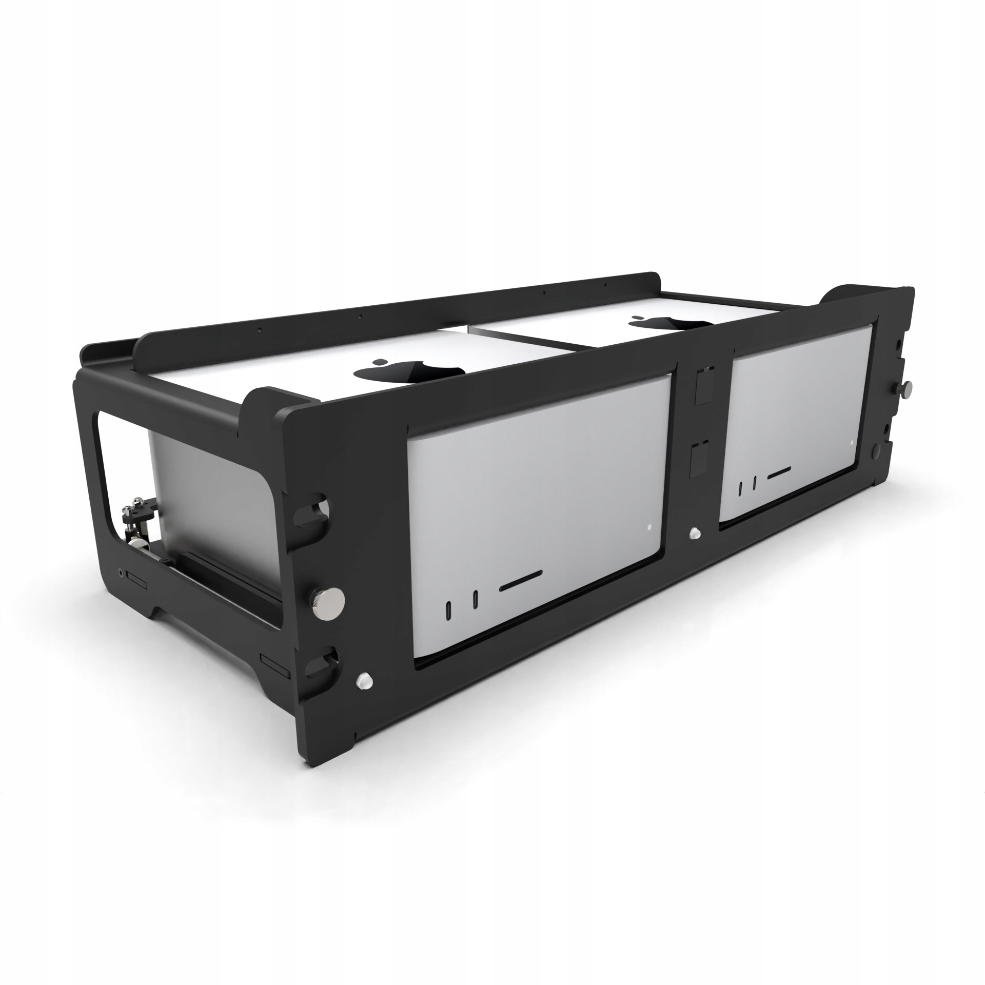 Mac Studio Rack 19" półka 3U 2x Mac Studio stelaż na komputery Mac Studio