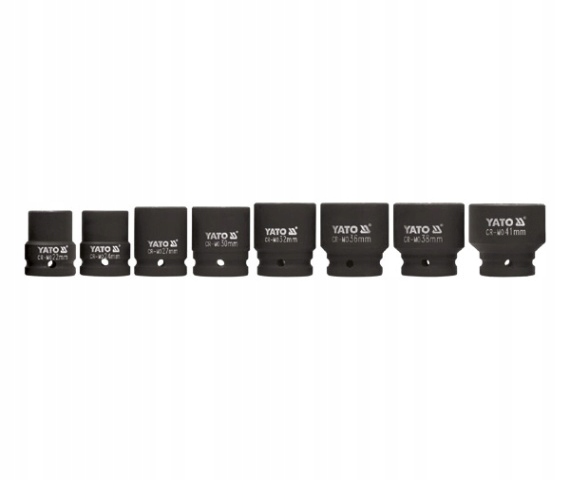 NASADKI UDAROWE KPL 3/4'' 8 CZ. YT-1115 Marka Yato