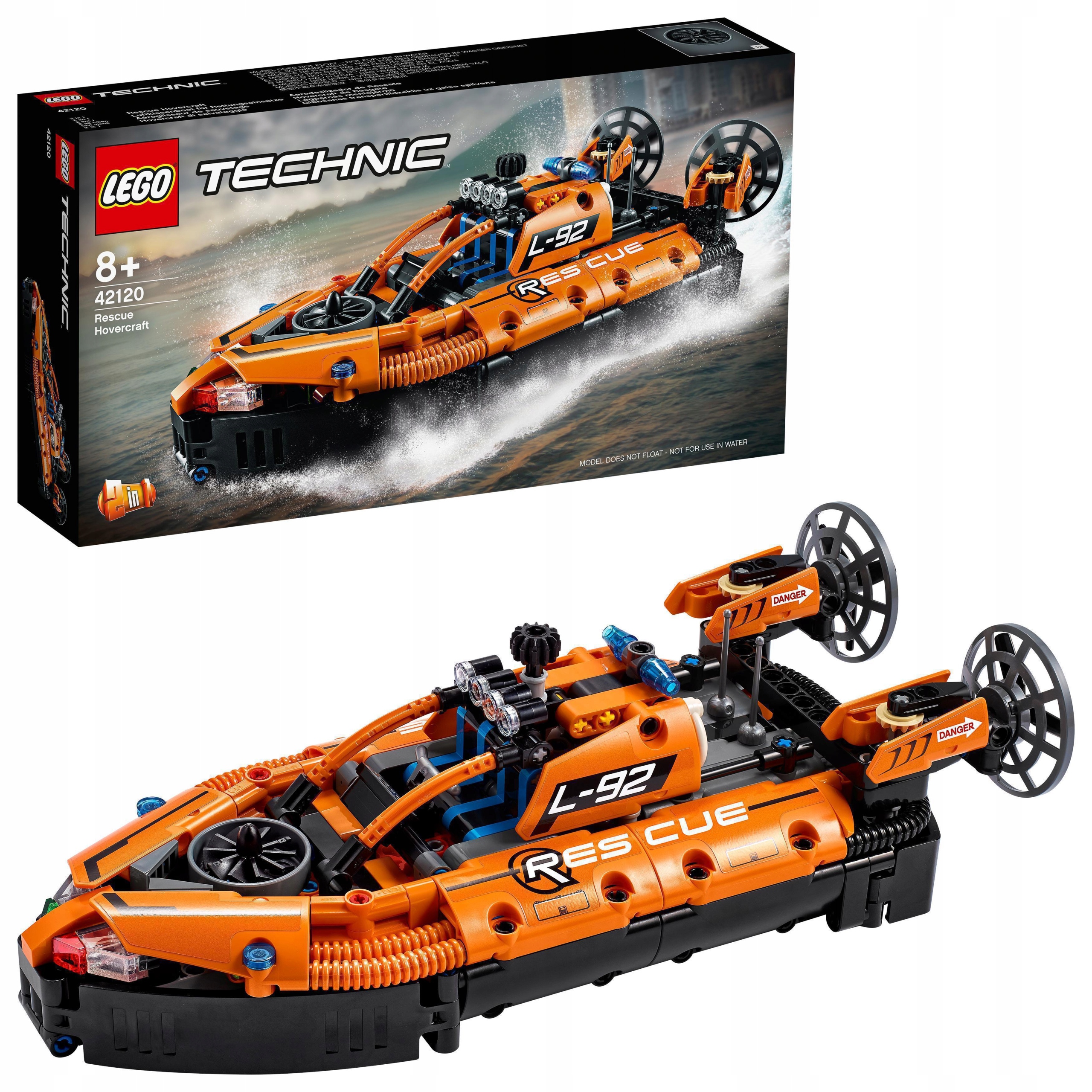 

Lego Technic Poduszkowiec ratowniczy 42120