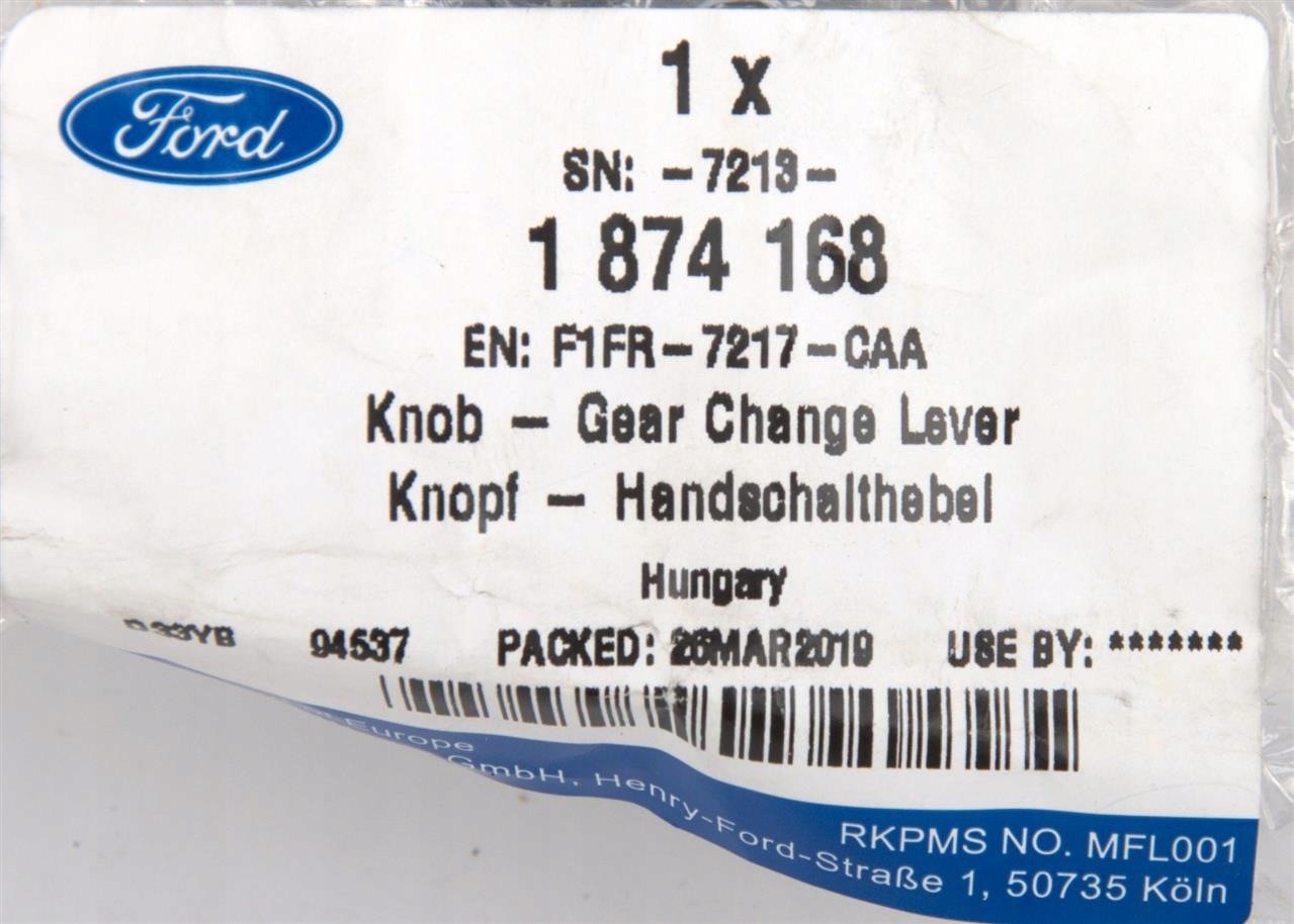 GALKA DZWIGNI ZMIANY BIEGOW FOCUS 2014   1874168 Part number F1FR 7217 CAA