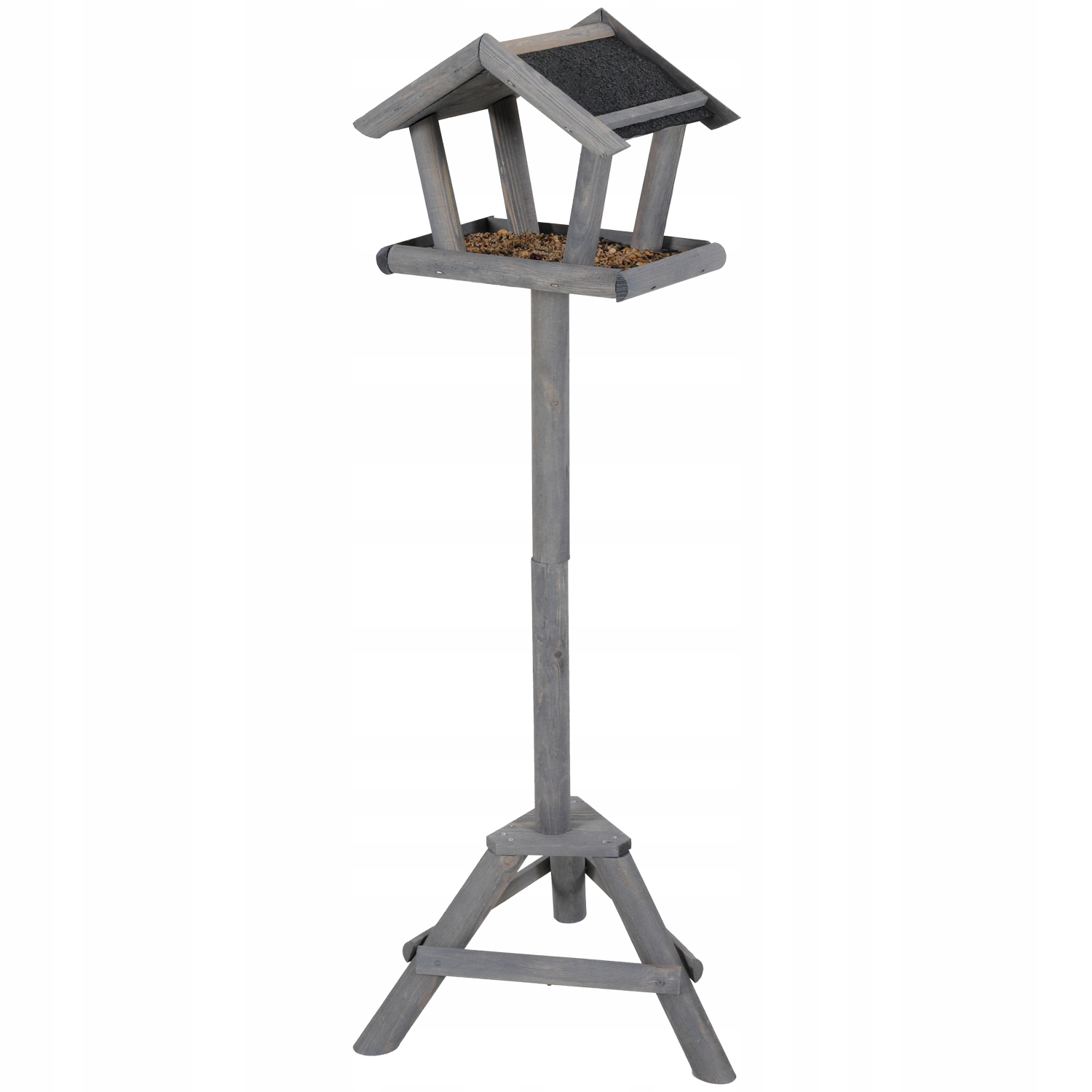 Dřevěný domeček pro ptáky na stojanu 105 cm Bites for Birds Fsc