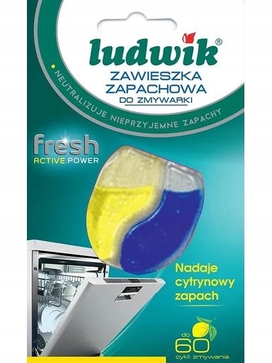 Levně 5X Ludwik Osvěžovač do myčky Fresh Active Power 60 Mytí