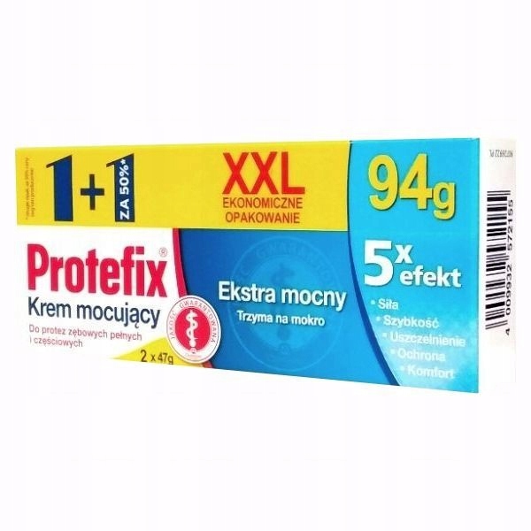 

Protefix krem mocujący Ekstra XXL 94g (2x47g)
