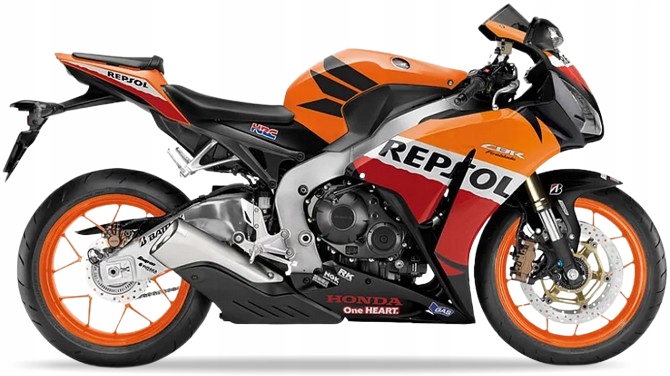 Samolepky Juula Pro Honda Cbr 1000 Rr 2013 Fireblade Repsol Oranžové
