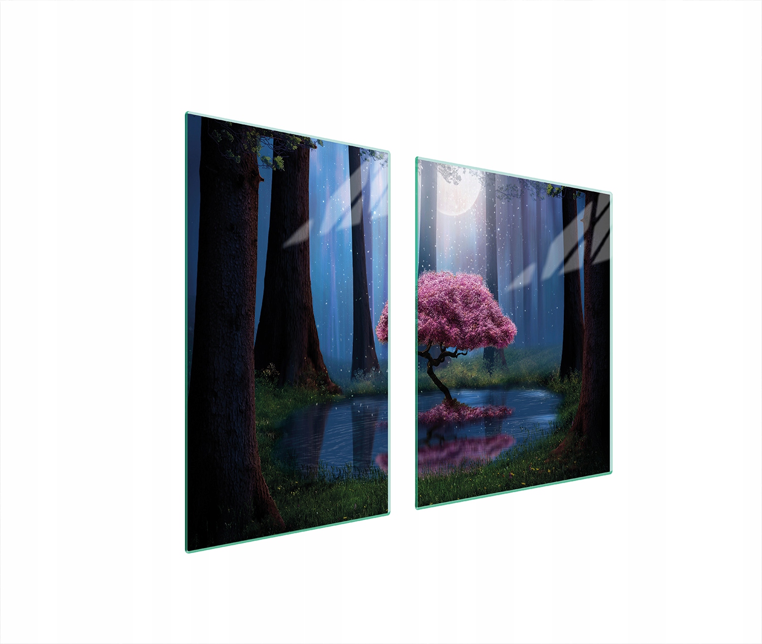 Sklenená Doska A Doska Na Krájanie 100x52 Drevo Tvrdené Sklo