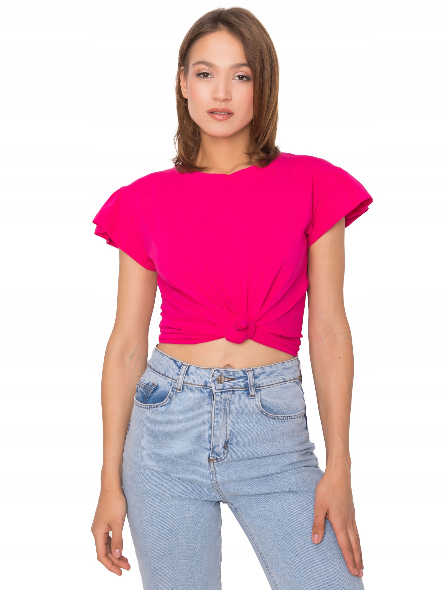 

Stylowa Bluzka damska Koszulka bawełniana - L/XL