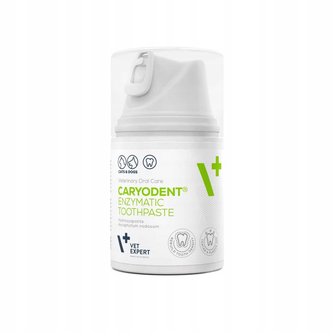 Levně VetExpert Caryodent Enzymatická zubní pasta pro psy a kočky 50 ml