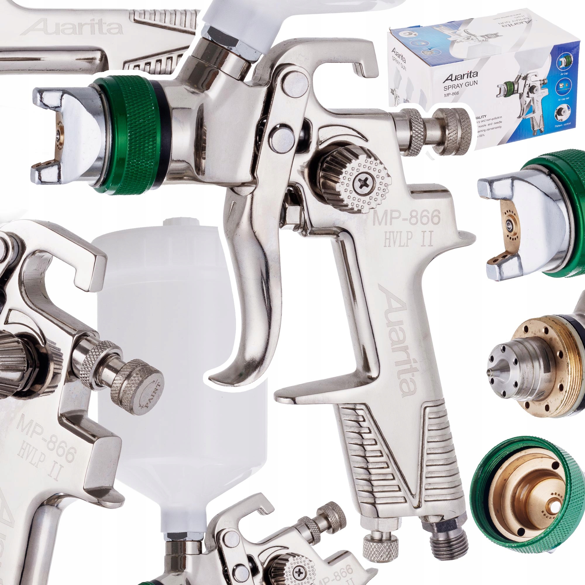 Lakovací Pistole Hvlp II Tryska 1,4 MM Nádrž 600 ML Profesionální