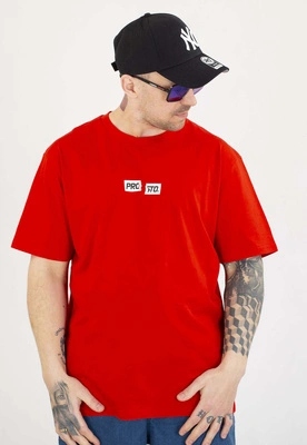 Tričko Prosto Crack Box Logo červené