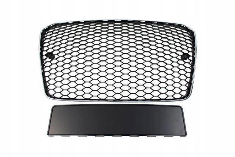 GRILL AUDI A5 8T RS-STYLE CHROME-BLACK 13-16
